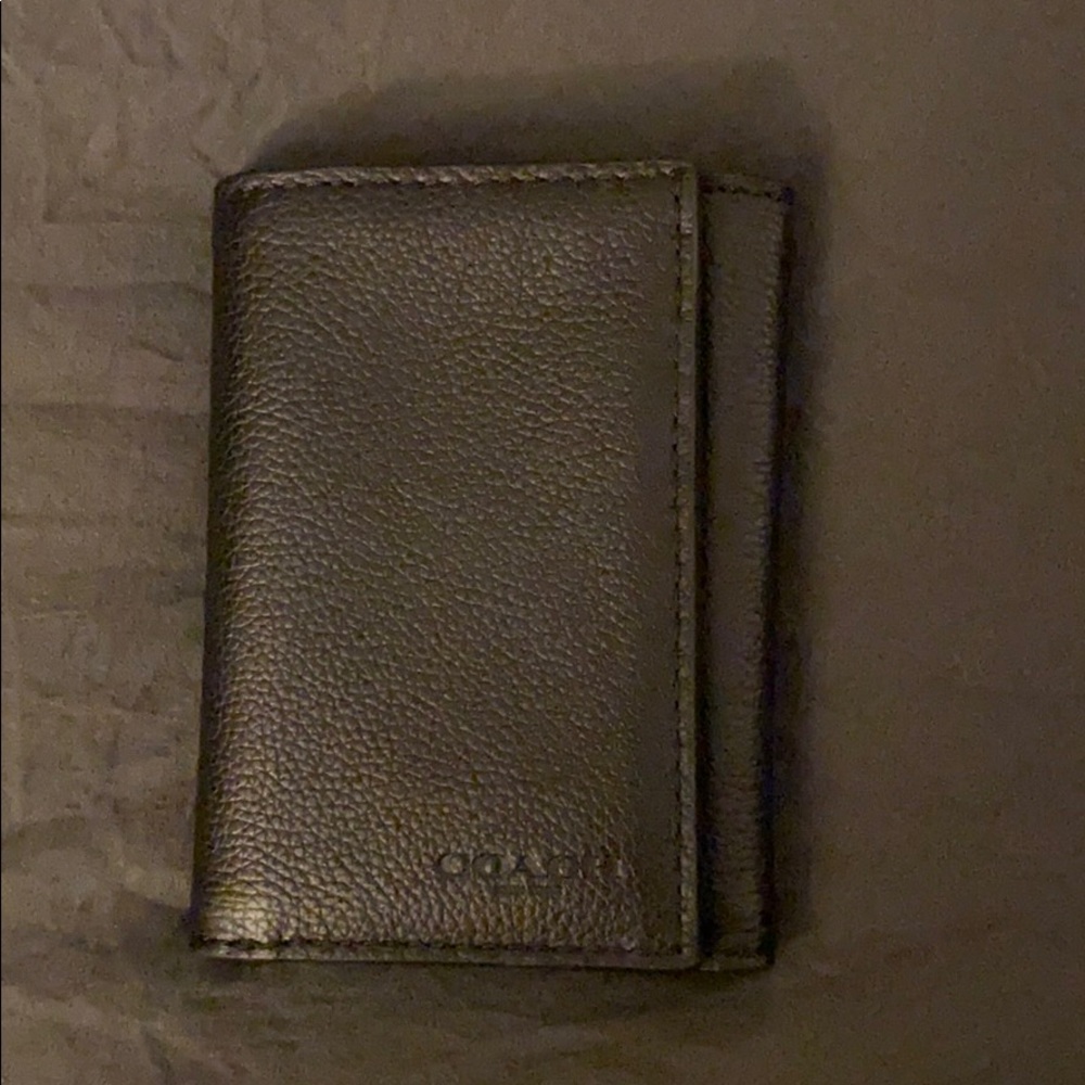 Coach trifold wallet